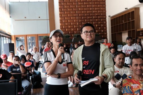 Race photo from Soft Launching Buku "Enggak Lari, Enggak Keren" & IdeaRun