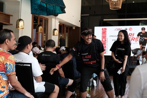 Race photo from Soft Launching Buku "Enggak Lari, Enggak Keren" & IdeaRun