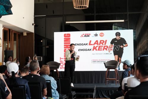 Race photo from Soft Launching Buku "Enggak Lari, Enggak Keren" & IdeaRun