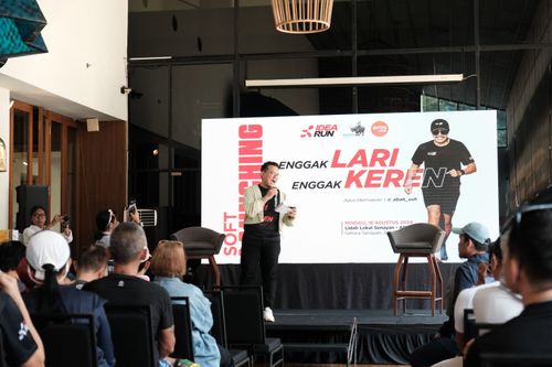 Race photo from Soft Launching Buku "Enggak Lari, Enggak Keren" & IdeaRun