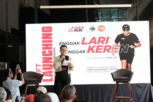 Race photo from Soft Launching Buku "Enggak Lari, Enggak Keren" & IdeaRun