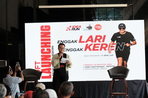 Race photo from Soft Launching Buku "Enggak Lari, Enggak Keren" & IdeaRun