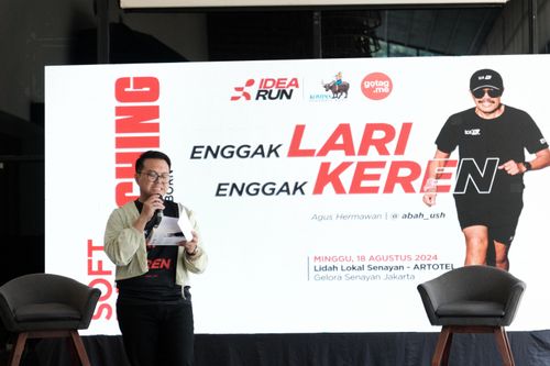 Race photo from Soft Launching Buku "Enggak Lari, Enggak Keren" & IdeaRun