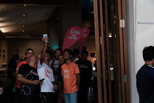 Race photo from Soft Launching Buku "Enggak Lari, Enggak Keren" & IdeaRun