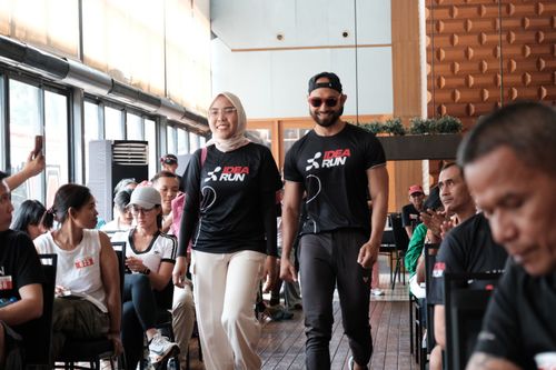 Race photo from Soft Launching Buku "Enggak Lari, Enggak Keren" & IdeaRun
