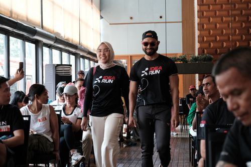 Race photo from Soft Launching Buku "Enggak Lari, Enggak Keren" & IdeaRun