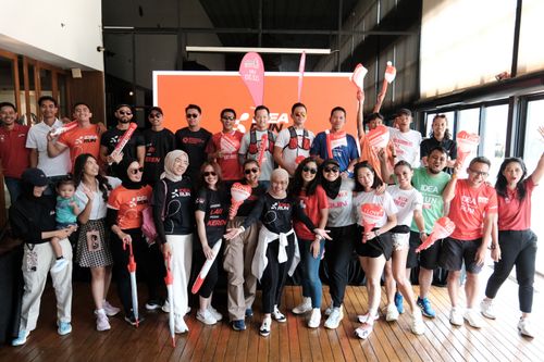 Race photo from Soft Launching Buku "Enggak Lari, Enggak Keren" & IdeaRun