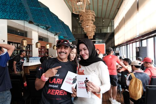 Race photo from Soft Launching Buku "Enggak Lari, Enggak Keren" & IdeaRun
