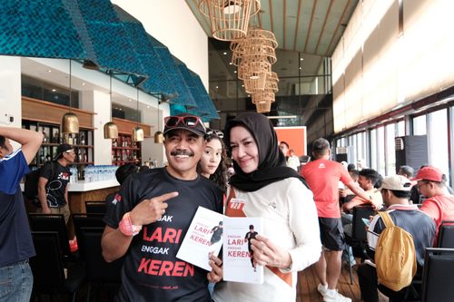 Race photo from Soft Launching Buku "Enggak Lari, Enggak Keren" & IdeaRun