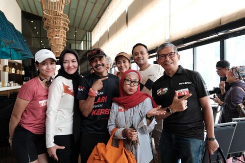 Race photo from Soft Launching Buku "Enggak Lari, Enggak Keren" & IdeaRun
