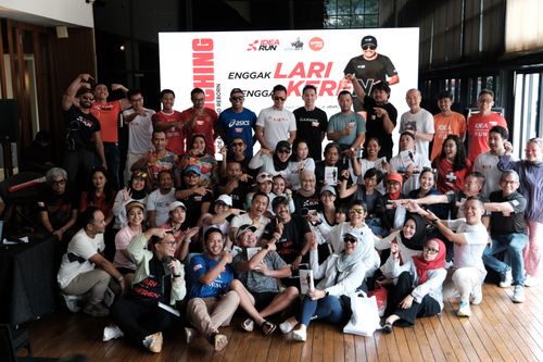Race photo from Soft Launching Buku "Enggak Lari, Enggak Keren" & IdeaRun