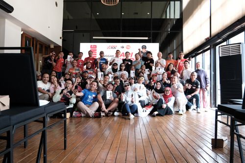 Race photo from Soft Launching Buku "Enggak Lari, Enggak Keren" & IdeaRun