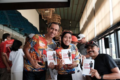 Race photo from Soft Launching Buku "Enggak Lari, Enggak Keren" & IdeaRun
