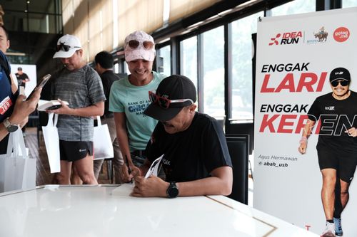 Race photo from Soft Launching Buku "Enggak Lari, Enggak Keren" & IdeaRun