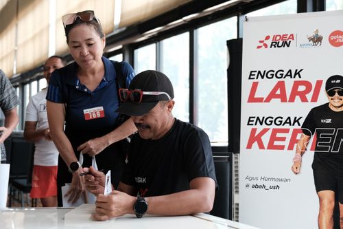 Race photo from Soft Launching Buku "Enggak Lari, Enggak Keren" & IdeaRun