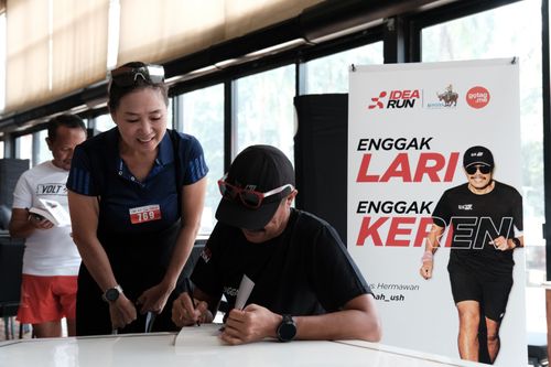 Race photo from Soft Launching Buku "Enggak Lari, Enggak Keren" & IdeaRun