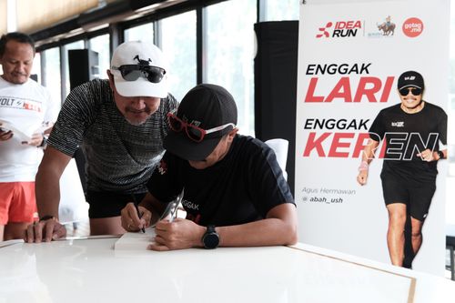 Race photo from Soft Launching Buku "Enggak Lari, Enggak Keren" & IdeaRun
