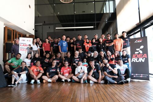 Race photo from Soft Launching Buku "Enggak Lari, Enggak Keren" & IdeaRun