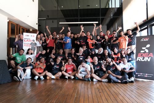 Race photo from Soft Launching Buku "Enggak Lari, Enggak Keren" & IdeaRun