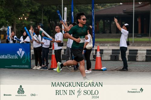 Race photo from Mangkunegaran Run 2024