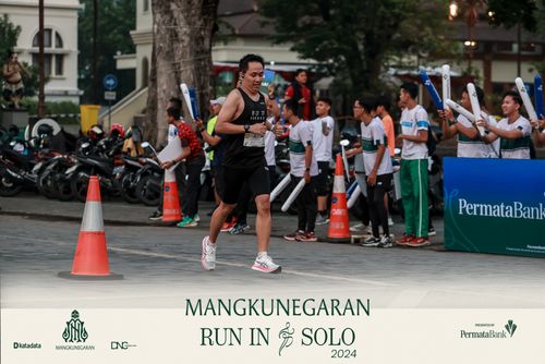 Race photo from Mangkunegaran Run 2024