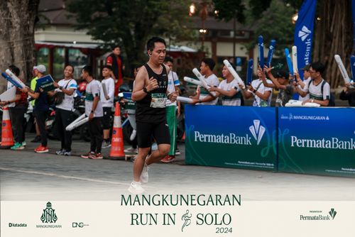 Race photo from Mangkunegaran Run 2024