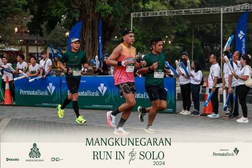 Race photo from Mangkunegaran Run 2024