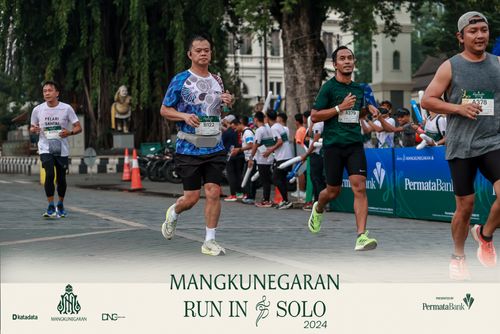 Race photo from Mangkunegaran Run 2024