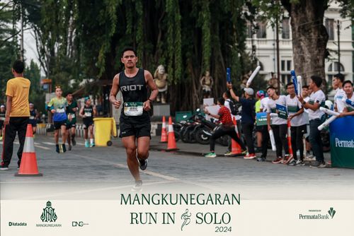 Race photo from Mangkunegaran Run 2024