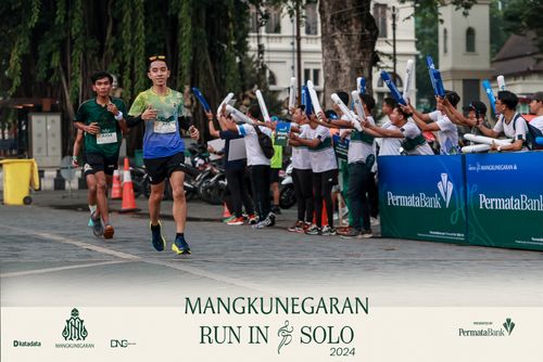 Race photo from Mangkunegaran Run 2024