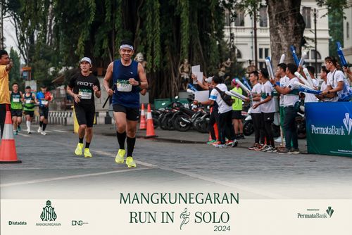 Race photo from Mangkunegaran Run 2024