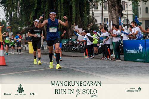 Race photo from Mangkunegaran Run 2024