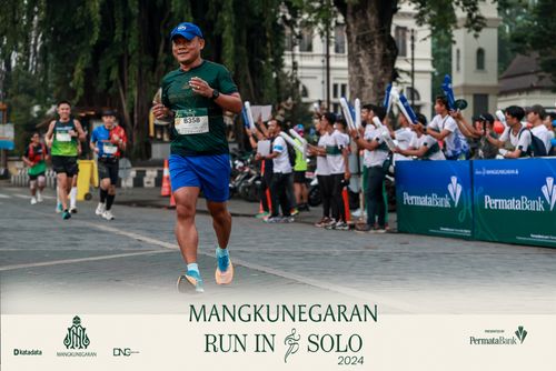Race photo from Mangkunegaran Run 2024