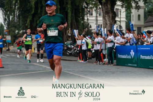 Race photo from Mangkunegaran Run 2024