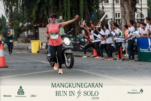 Race photo from Mangkunegaran Run 2024