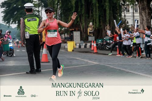 Race photo from Mangkunegaran Run 2024