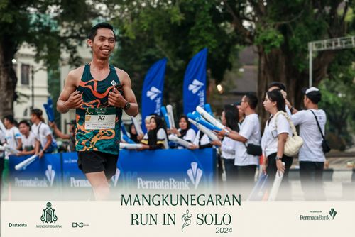 Race photo from Mangkunegaran Run 2024