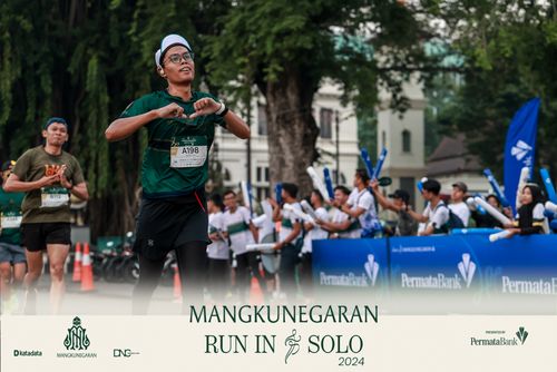Race photo from Mangkunegaran Run 2024