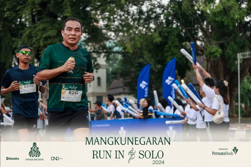 Race photo from Mangkunegaran Run 2024