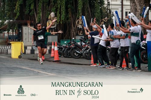 Race photo from Mangkunegaran Run 2024