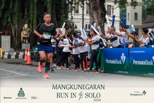 Race photo from Mangkunegaran Run 2024