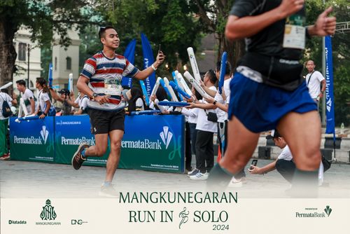 Race photo from Mangkunegaran Run 2024