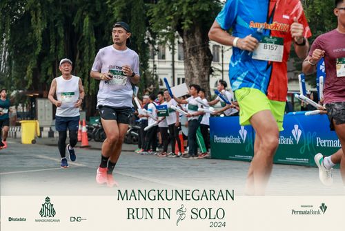 Race photo from Mangkunegaran Run 2024