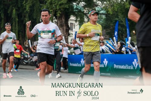 Race photo from Mangkunegaran Run 2024