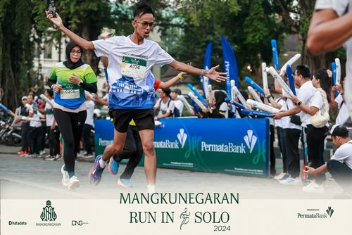 Race photo from Mangkunegaran Run 2024