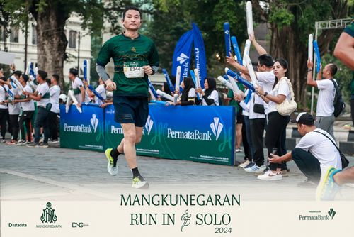 Race photo from Mangkunegaran Run 2024