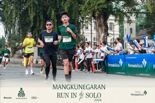 Race photo from Mangkunegaran Run 2024