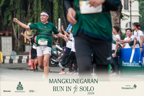 Race photo from Mangkunegaran Run 2024