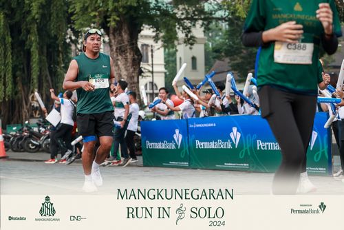 Race photo from Mangkunegaran Run 2024