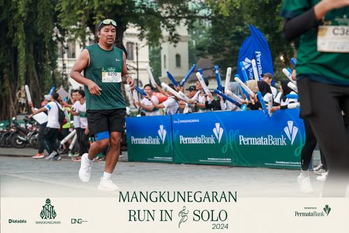 Race photo from Mangkunegaran Run 2024